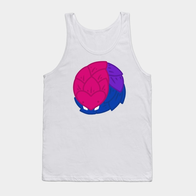 Pride Pangolin - Bi Tank Top by SmidgeFidge